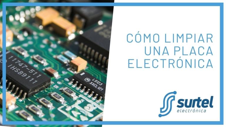 Con que limpiar una placa electronica