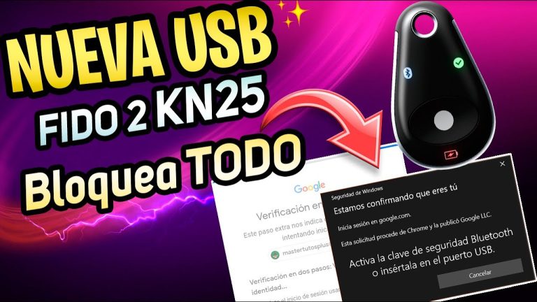 Llave de seguridad fido para que sirve